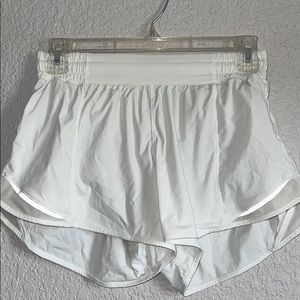 Women’s White Lululemon Shorts